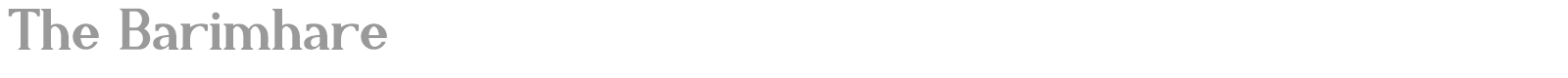 The Barimhare font preview